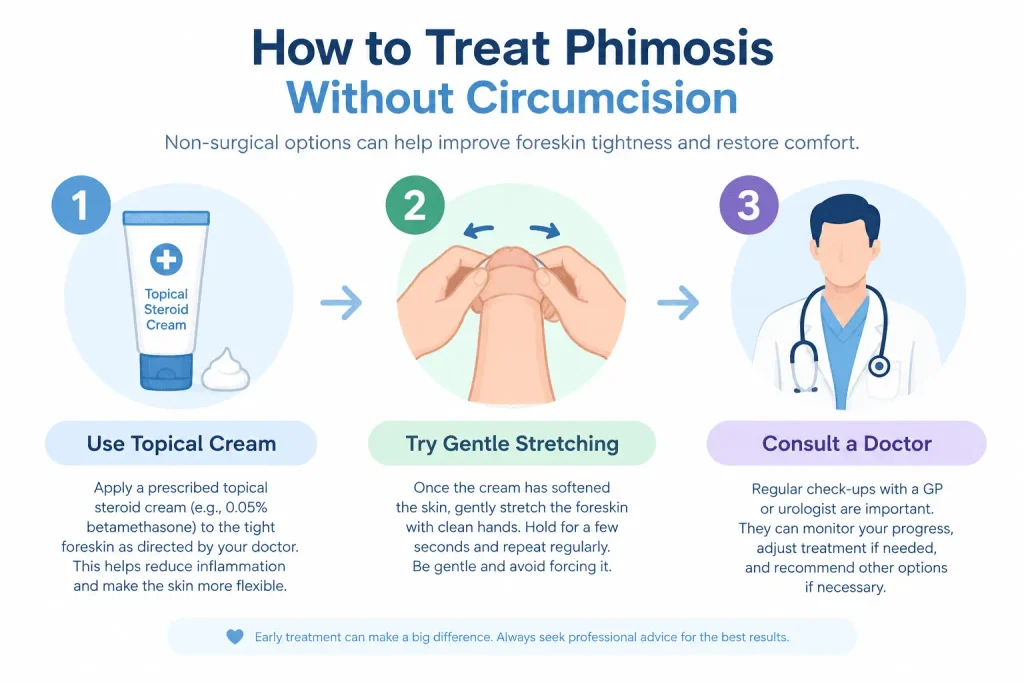 How to Treat Phimosis without Circumcision